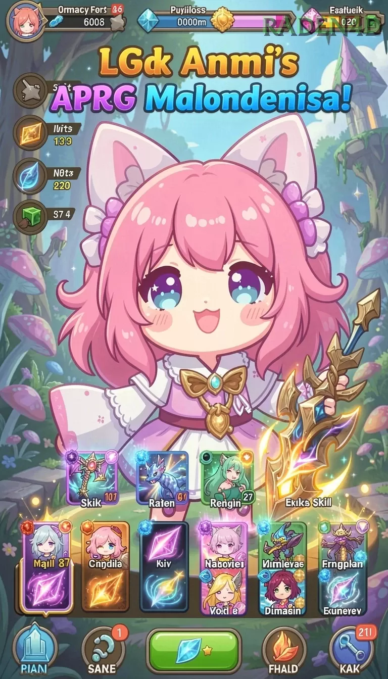 Cuplikan layar ORA78 — menu navigasi