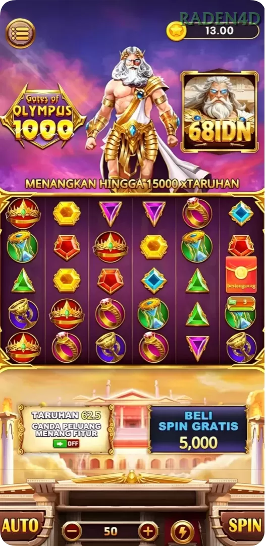 Cuplikan layar KARGOTOTO — menu navigasi