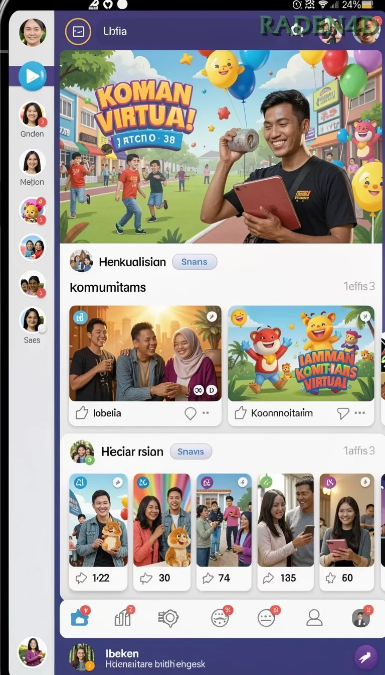 Cuplikan layar SURGA11 — menu navigasi