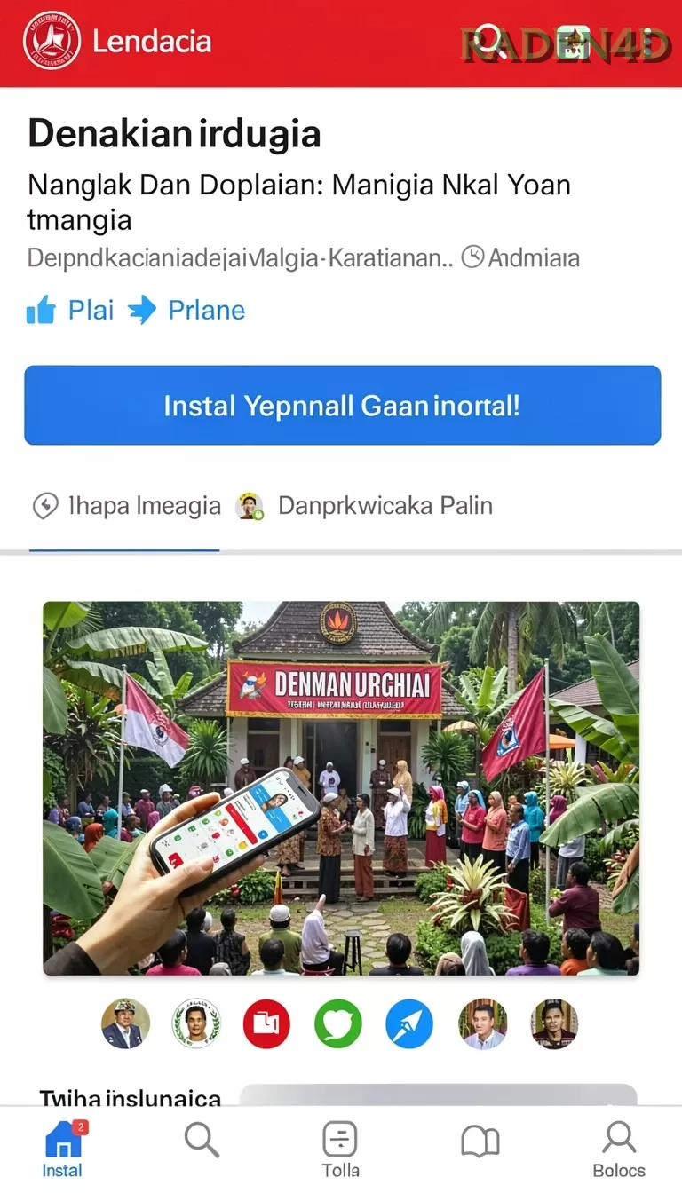 Cuplikan layar RVIP2 — halaman utama